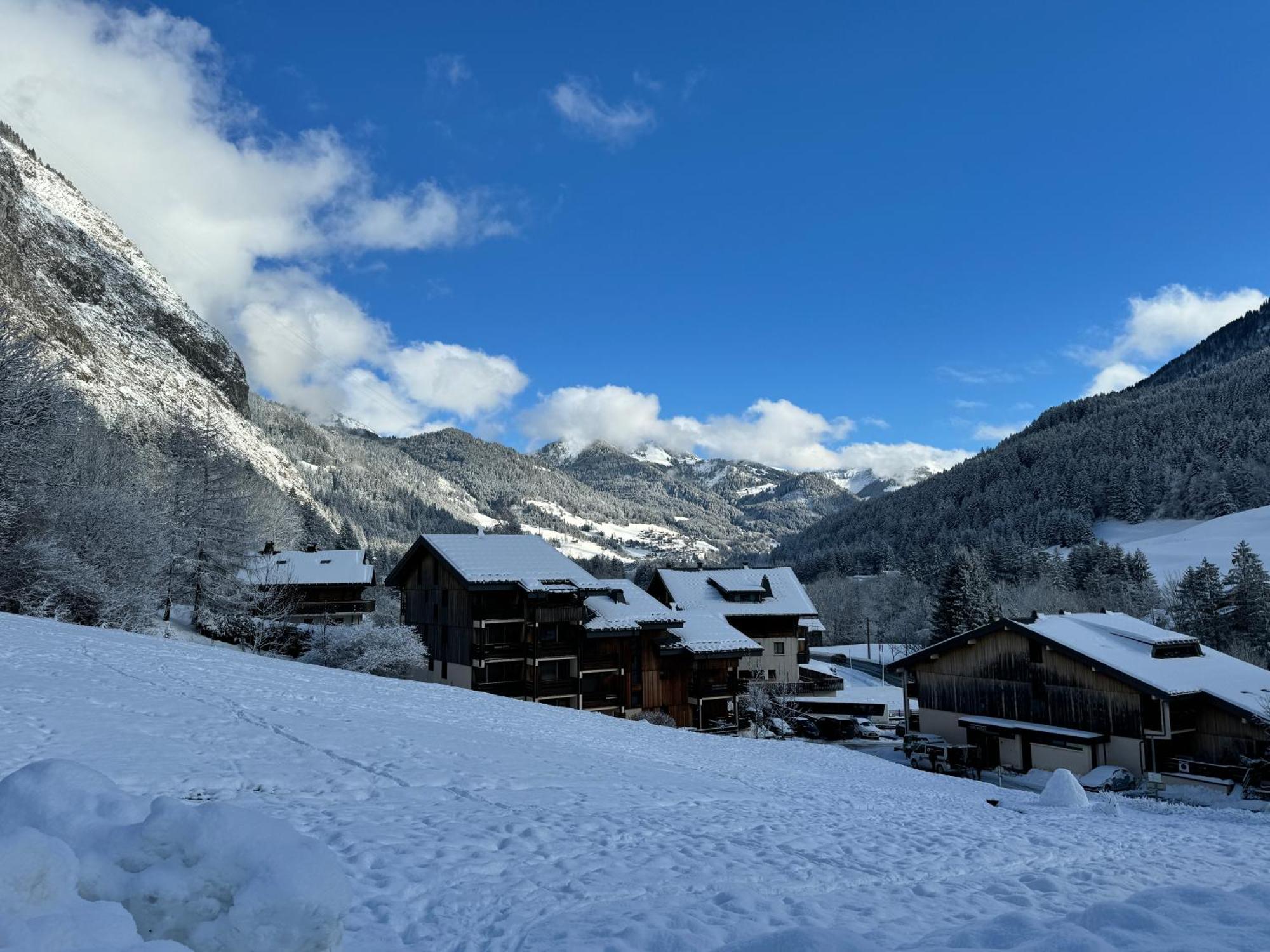 Appartement Cosy Proche Chatel Portes Du Soleil - Linge Inclus อาบงดองซ์ ภายนอก รูปภาพ